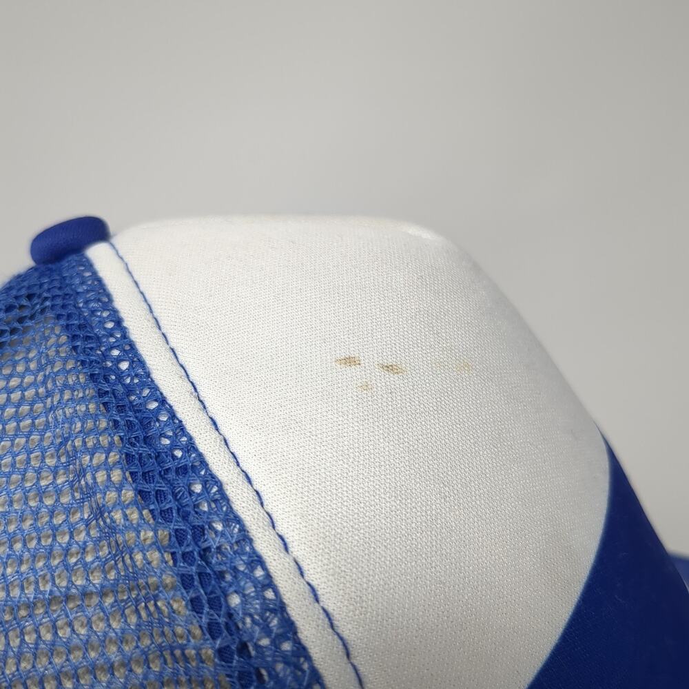KC Logo Snapback Trucker Hat Blue One Size Adjustable Mesh Back Rope Poly BDA - Picture 6 of 11